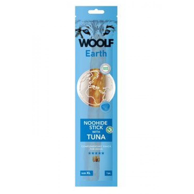 Woolf pochoutka Earth NOOHIDE XL Stick with Tuna 85g