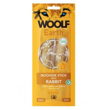 Woolf pochoutka Earth NOOHIDE L Sticks with Rabbit 85g