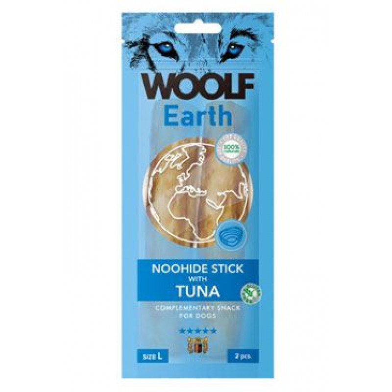 Woolf pochoutka Earth NOOHIDE L Sticks withTuna 85g