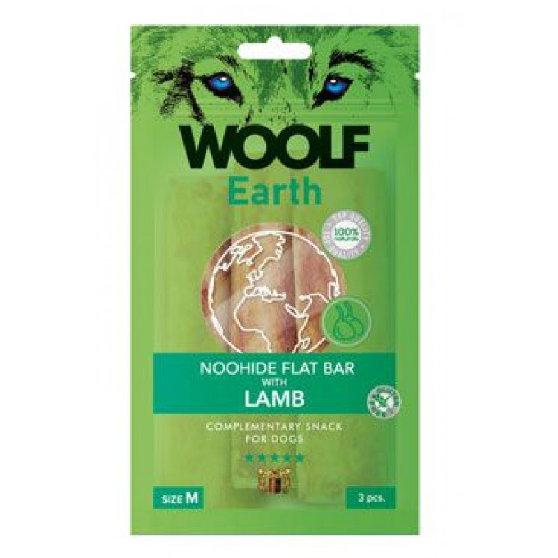 Woolf pochoutka Earth NOOHIDE M Lamb 90g