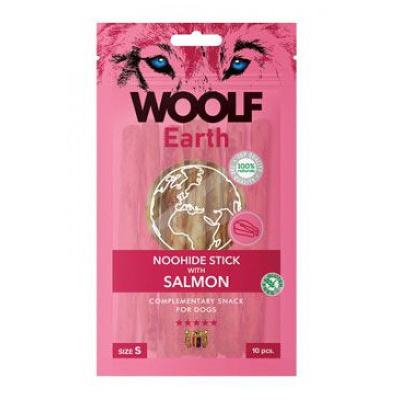 Woolf pochoutka Earth NOOHIDE S Salmon 90g