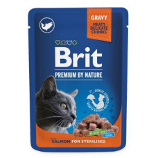 Brit Premium Cat kapsa Salmon for Sterilised 100g