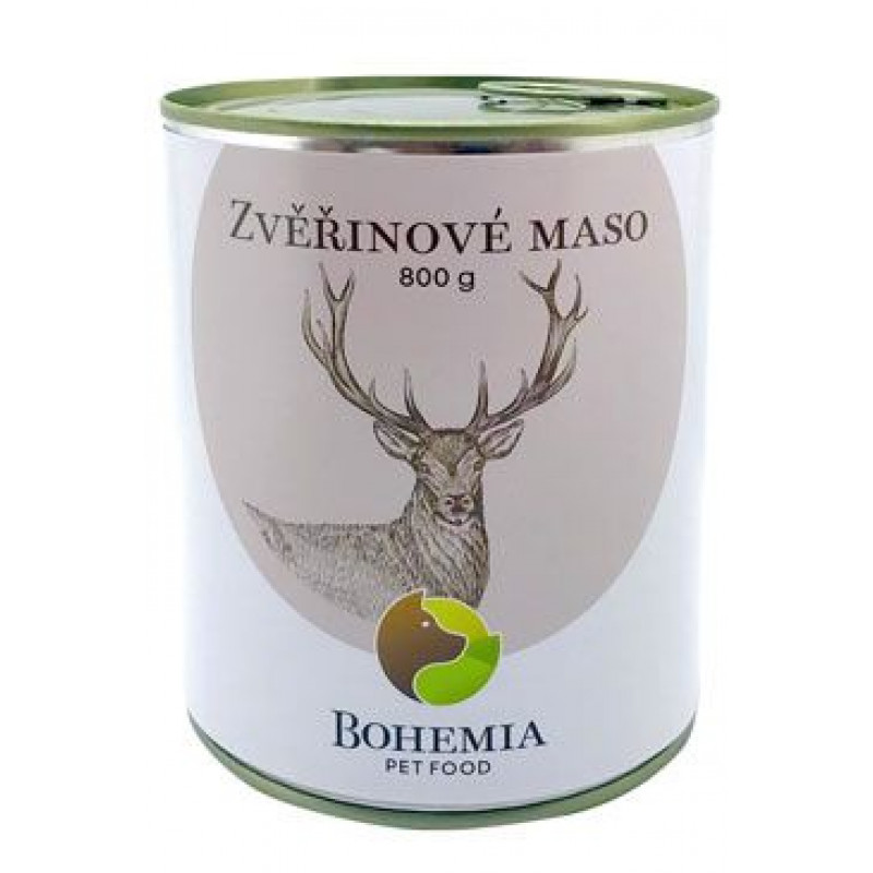 BOHEMIA Zvěřinové maso ve vlastní šťávě 800g