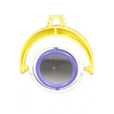 Hračka pro exoty závěsná s kulatým zrcátkem 9cm