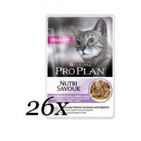 ProPlan Cat  kaps. Delicate krůta 26x85g