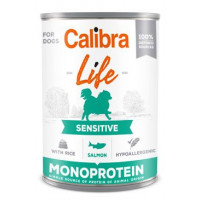 Calibra Dog Life  konz.Sensitive Salmon with rice 400g