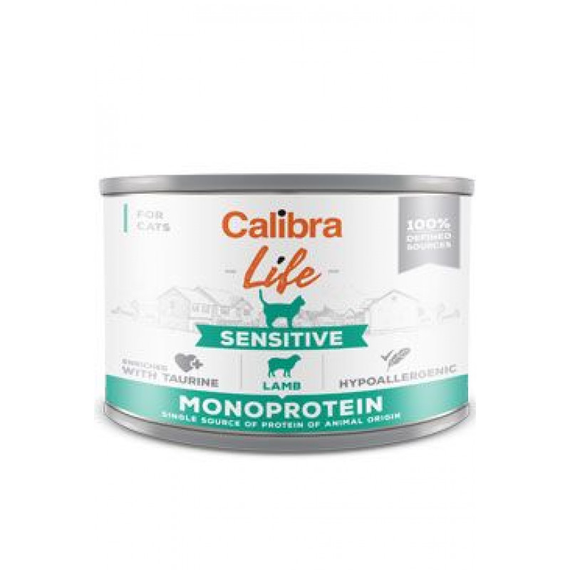 Calibra Cat Life  konz.Sensitive Lamb 200g