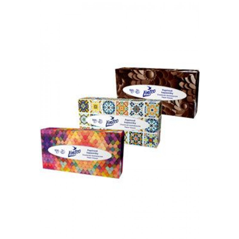 Kapesníky papírové Linteo 2vrstvé box 100ks