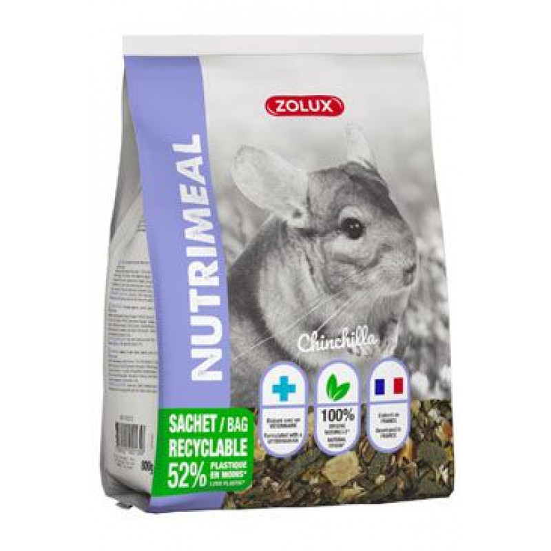 Krmivo pro činčily NUTRIMEAL 800g Zolux