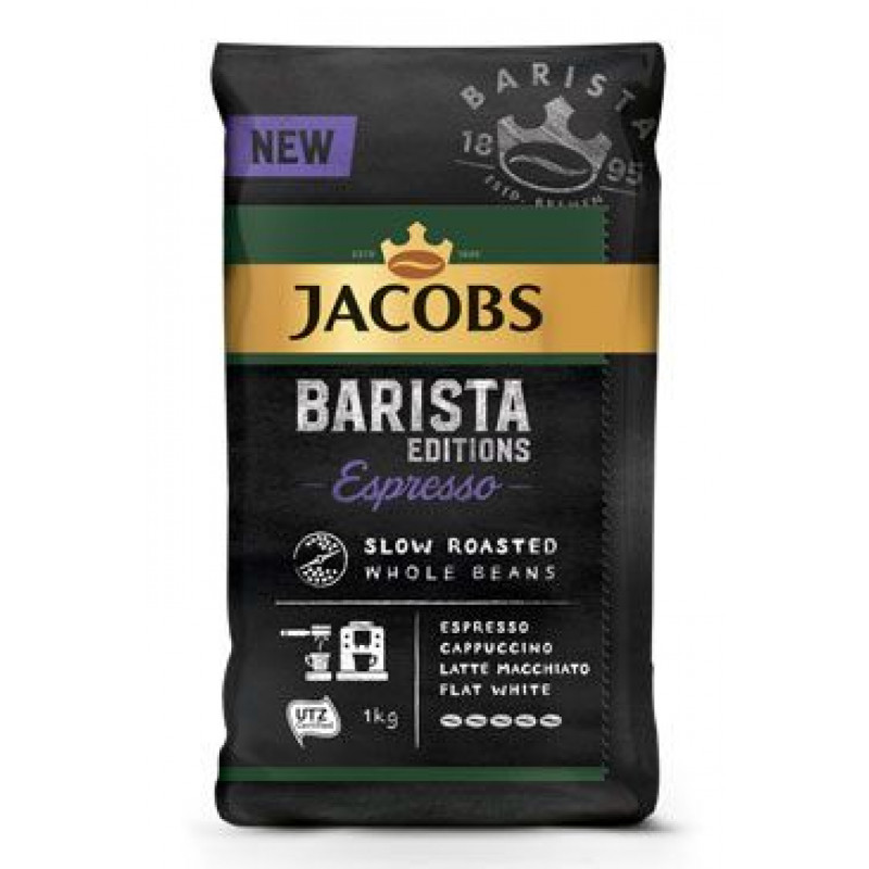 Káva Jacobs Barista Espresso zrnková 1kg