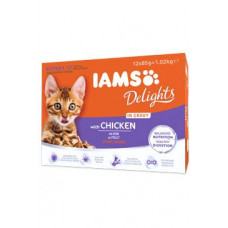 Iams Cat Kotě - v omáčce multipack 12x85g