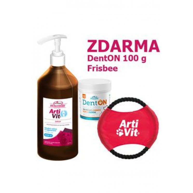 VITAR Veterinae ArtiVit Sirup 1000ml+DentON100+frisbee