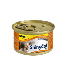 Gimpet kočka konz. ShinyCat kuře+papája 70g