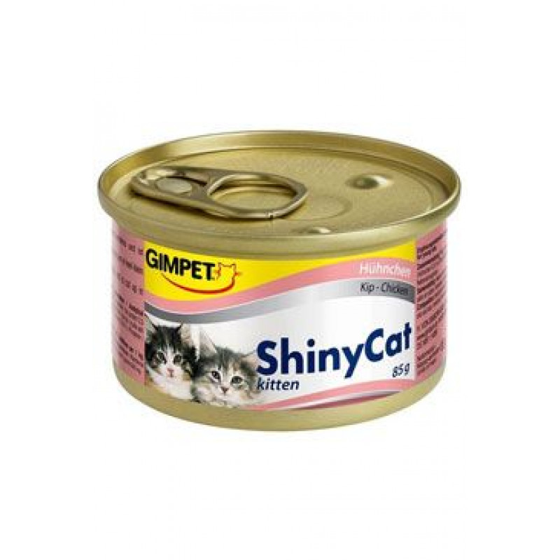 Gimpet kočka konz. ShinyCat kitten kuře 70g