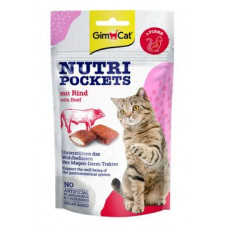 Gimcat Nutri Pockets s hovězím 60 g