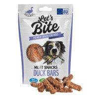 Brit Let's Bite Meat Snacks Duck Bars 80g