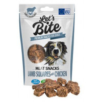 Brit Let's Bite Meat Snacks Lamb Squares & Chicken 80g