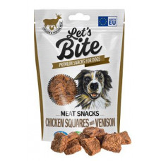 Brit Let's Bite Meat Snacks Chicken Squares&Veniso 80g