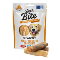 Brit Let's Bite Chewbones Raw hide&Cod fish skin 135g