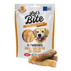 Brit Let's Bite Chewbones Raw hide&Cod fish skin 135g