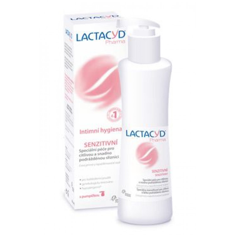 Lactacyd femina emulze Senzitivní 250ml pumpa
