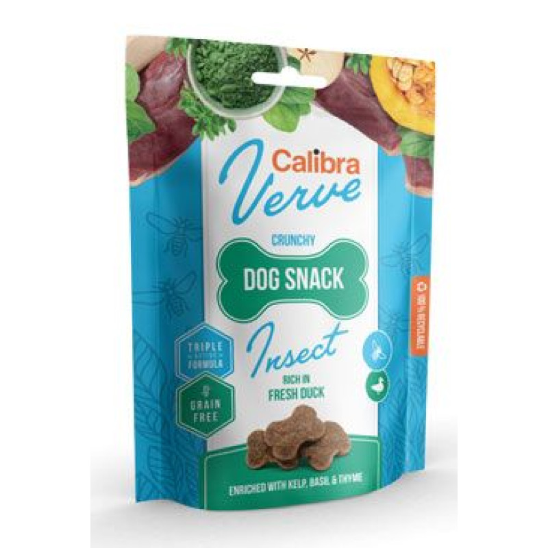 Calibra Dog Verve Crunchy Snack Insect&Fresh Duck 150g