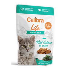 Calibra Cat Life kapsa Sterilised Salmon in gravy 85g