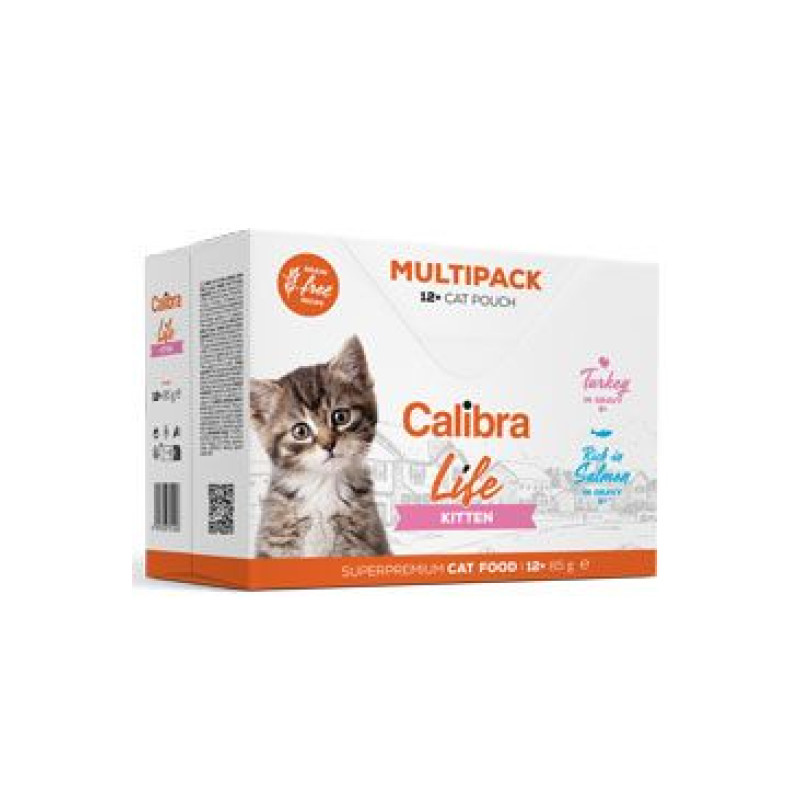 Calibra Cat Life kapsa Kitten Multipack 12x85g