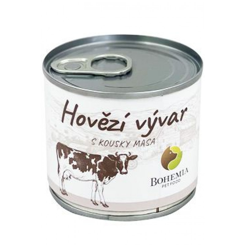 BOHEMIA Vývar Hovězí s kousky masa 140ml