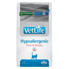 Vet Life Natural CAT Hypo Pork & Potato 400g