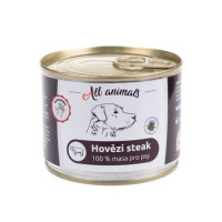 All Animals DOG hovězí steak 200g