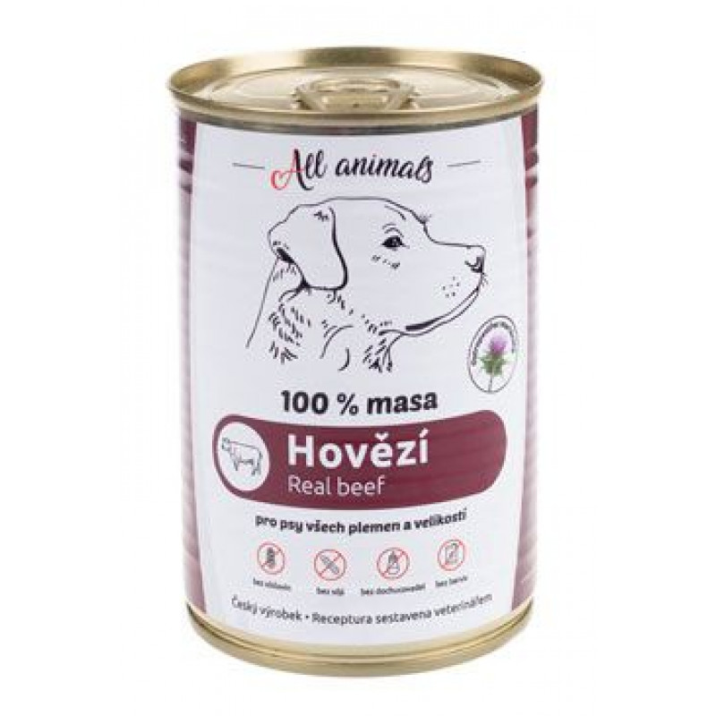 All Animals DOG hovězí mleté 400g