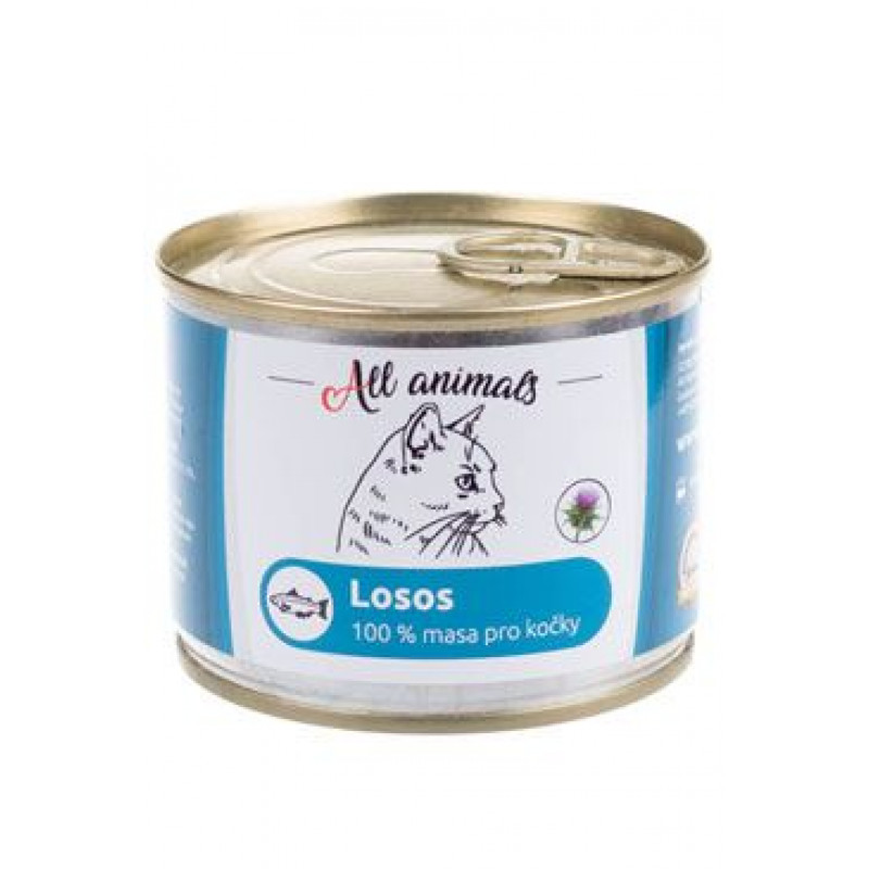 All Animals CAT losos mletý 200g