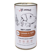 All Animals DOG losos mletý s rýží 1200g