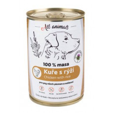 All Animals DOG kuřecí mleté s rýží 400g