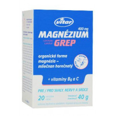 Magnezium 400mg+vit.B6+vit.C grep Vitar 20x2g