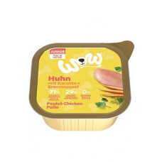 WOW Dog paštika Junior kuřecí s karotkou 150g