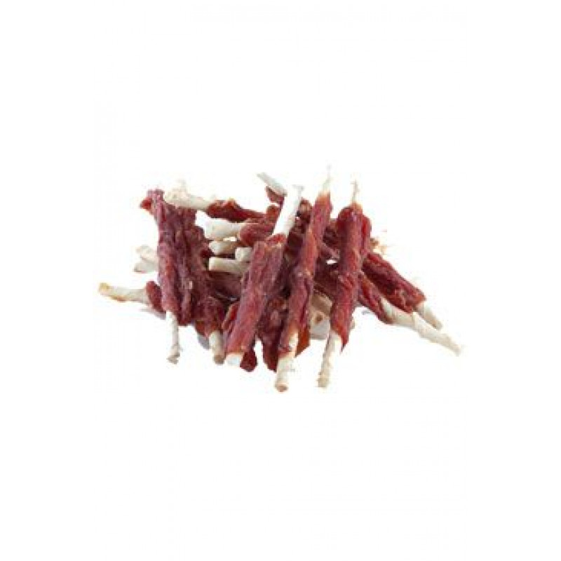 WANT Dog poch. Dry Duck Wrap Rawhide Stick 500g