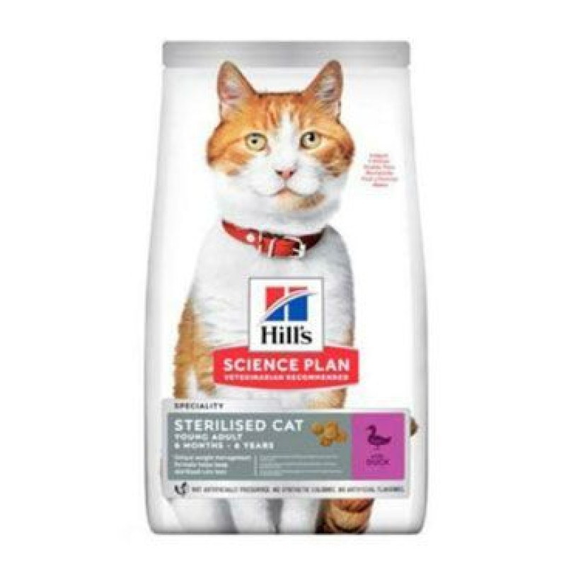 Hill's Fel. SP Adult Sterilised Cat Duck 3kg