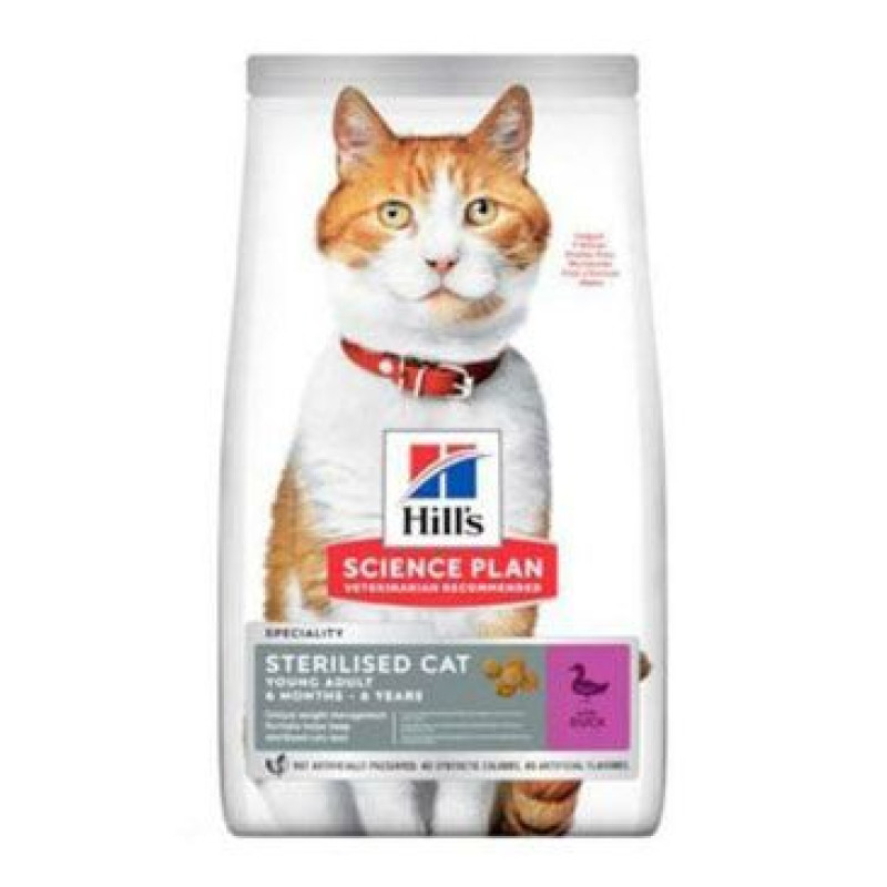 Hill's Fel. SP Adult Sterilised Cat Duck 10kg