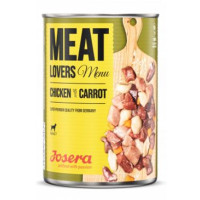 Josera Dog konz.Meat Lovers Menu Chick.with Carrot400g