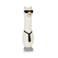 Hračka pes Alpaka latex bílá 25cm KAR