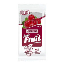 Nutrend JUST FRUIT brusinka 30g 1ks