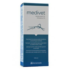 Medivet 100ml šampon proti šupin.a svědění kůže zvířat