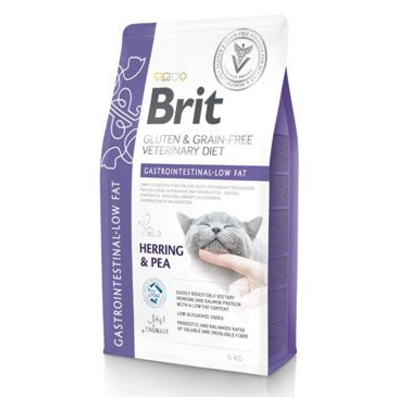 Brit VD Cat GF Gastrointestinal-Low fat 5kg