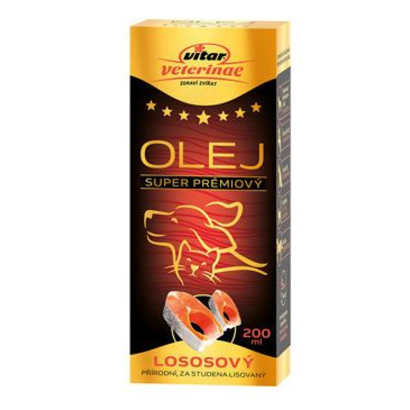 VITAR Veterinae Lososový olej 200ml