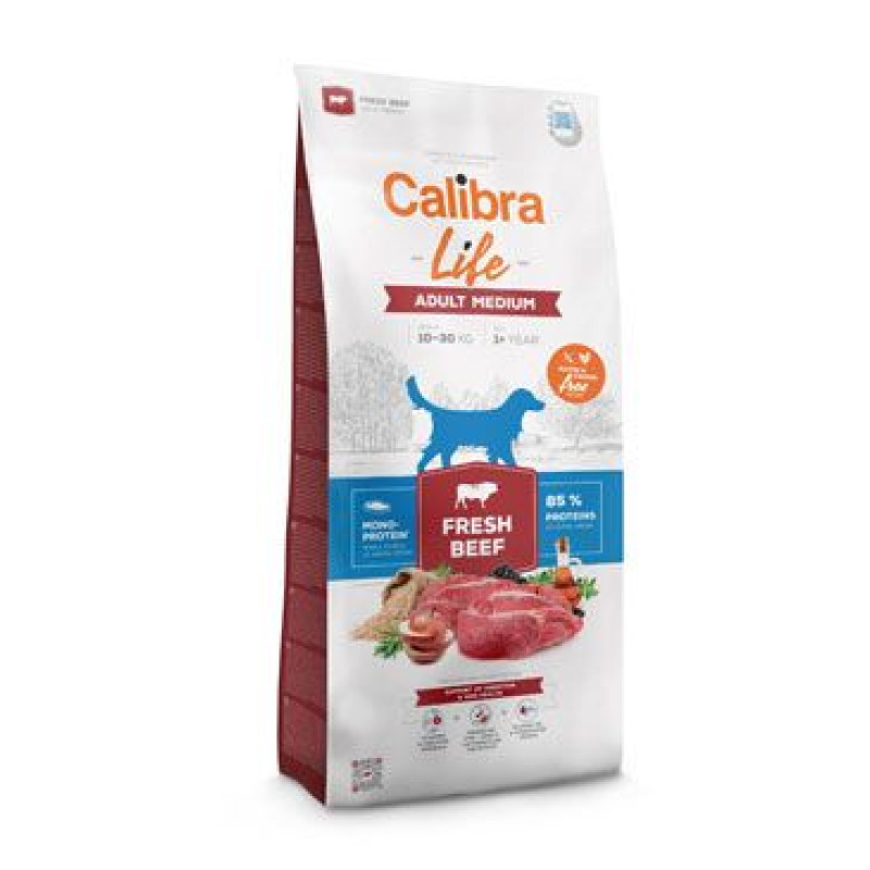 Calibra Dog Life Adult Medium Fresh Beef 2,5kg