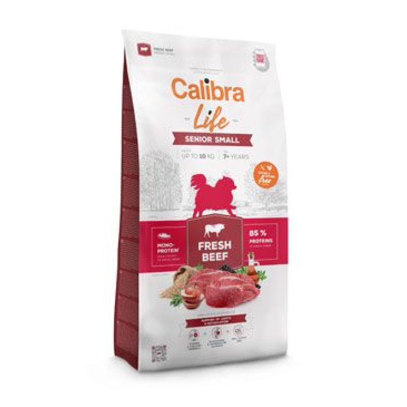 Calibra Dog Life Senior Small Fresh Beef 1,5kg