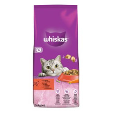 Whiskas Dry s hovězím masem a játry 14kg