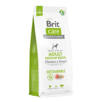 Brit Care Dog Sustainable Adult Medium Breed 12kg +2kg